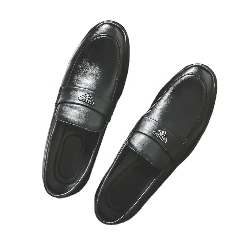Men's Leather Loafers Super Soft Classic Fashion Slip-On Men's Casual Dress Shoes