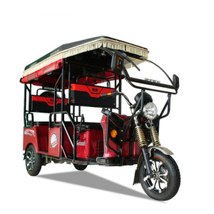 Triciclo Rickshaw de Gran Potencia para Adultos, Otros Triciclos para Pasajeros, Triciclo Cerrado de Baja Velocidad de 60V - Product Image 1