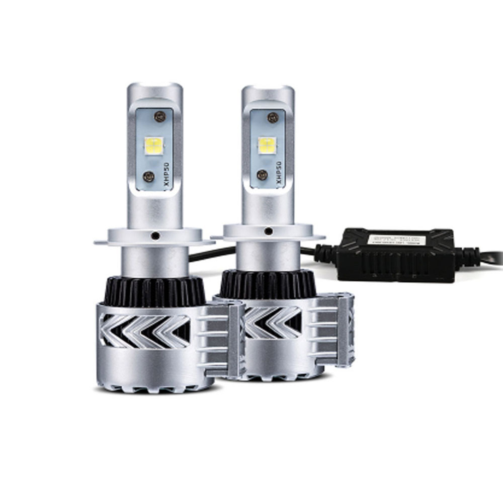 Lampu Depan LED Mobil CREES G8, Bohlam Lampu Besar Led H1 H3 H4 H7 9005 9006 G8 untuk Mobil