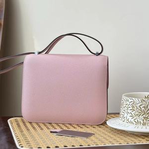 Bolso Bandolera Minimalista Artesanal, Cosido a Mano, <span class=keywords><strong>de</strong></span> Cuero Genuino, con Solapa, Tipo Sobre, para Mujer - Product Image 1