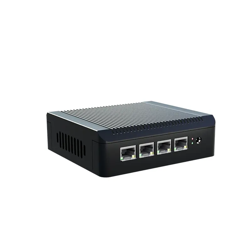 Firewall Fanless Soft Router Intel Celeron J4125 Quad Core DDR4 Gateway 4 LAN I225v I226 2.5G Rede RS232 4G Pfsense Mini Pc