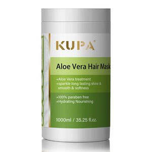 <span class=keywords><strong>Masque</strong></span> capillaire <span class=keywords><strong>hydratant</strong></span> longue durée à l'extrait naturel d'<span class=keywords><strong>aloe</strong></span> <span class=keywords><strong>vera</strong></span> KUPA, usage professionnel en salon, 1000 ml - Product Image 1