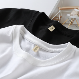 T-shirt en coton pour homme, haut surdimensionné, imprimé en mousse 3D - Product Image 1