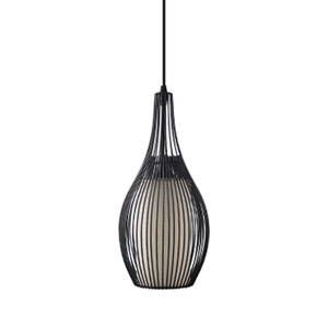 Lampe suspendue moderne et élégante E27 en fer et tissu, luminaire de plafond, lustre, éclairage descendant pour la décoration de la maison, de l'hôtel, du restaurant, de la salle à manger - Product Image 4
