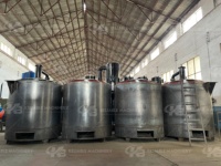 Nouvelle machine à charbon de bois sans fumée en coque de noix de coco du Sri Lanka, four de carbonisation, capacité 1-1,5T, utilisation facile