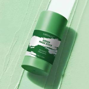 Mascarilla Facial en Barra con Té Verde y Vitamina C para Piel Propensa al Acné, Control de Grasa y Purificación de Poros, Vegana Natural, Marca Privada - Product Image 1