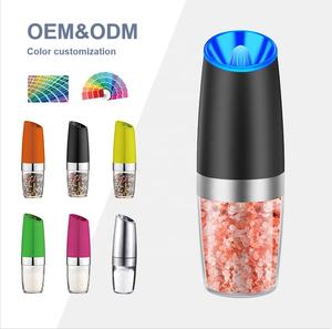 <span class=keywords><strong>Moulin</strong></span> à sel et à poivre électrique automatique portable, nouveaux matériaux pour la cuisine et <span class=keywords><strong>le</strong></span> <span class=keywords><strong>camping</strong></span>, avec fonction de lumière bleue - Product Image 2