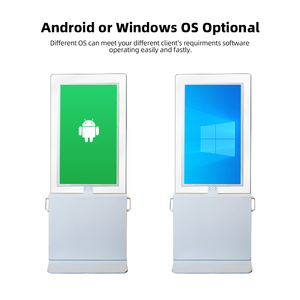 55 inch staande dubbelzijdige 4K touchscreen met <span class=keywords><strong>350</strong></span>+700 nits zonbestendig reclamedisplay voor winkels - Product Image 3