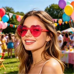 Gafas <span class=keywords><strong>de</strong></span> Sol Novedosas con Forma <span class=keywords><strong>de</strong></span> Corazón Rosa, sin Montura, para Fiestas <span class=keywords><strong>de</strong></span> Cumpleaños, Bodas, Despedidas <span class=keywords><strong>de</strong></span> <span class=keywords><strong>Soltera</strong></span>, Accesorios para Fotos - Product Image 3