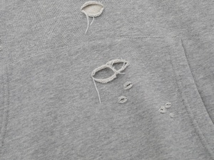 Felpe da <span class=keywords><strong>Uomo</strong></span> Oversize in Cotone 100% 400G <span class=keywords><strong>con</strong></span> <span class=keywords><strong>Cappuccio</strong></span>, Effetto Lavato e Strappi, Stile Streetwear, <span class=keywords><strong>con</strong></span> Logo Ricamato - Vendita all'Ingrosso - Product Image 6