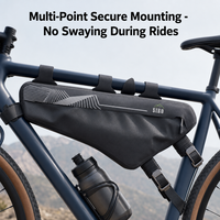 Sac de vélo imperméable de haute qualité en TPU pour le vélo avec sac triangulaire pour cadre Sac à dos de vélo Sac de cadre imperméable