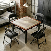 Table de Mahjong Pliante Portable Double Usage – Table à Manger pour la Maison, les Salles de Jeux d'Échecs et de Cartes, et le Mahjong