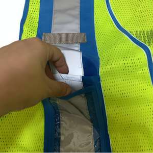 Rompi Keselamatan Reflektif Personal untuk Pekerja Shift Malam, Logo Kustom, Tahan Air, Sempurna untuk Keamanan dan Pekerjaan Luar Ruangan - Product Image 4