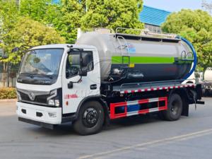Camión de Succión de Vacío Dongfeng F7 de Servicio Pesado, 2 Ejes, 170HP, Puerta Trasera Hidráulica, Succión al Vacío y Chorro de Alta Presión Disponibles - Product Image 5