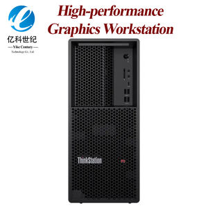 En stock, station de travail graphique Lenovo Thinkstation P3 Tower, processeurs Intel Core I5/i7/<span class=keywords><strong>i9</strong></span> 13e/14e génération, ordinateur de bureau pour concepteurs - Product Image 1