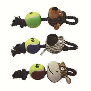 Knoop Pluche Huisdier Speelgoed Kauw Speelgoed voor Honden Interactieve Training Speelgoed voor Katten Honden - Product Image 1