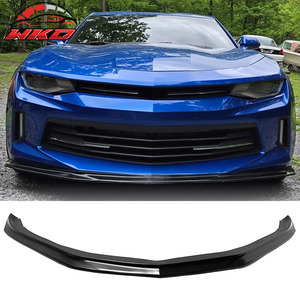Compatible con Chevrolet Camaro 2016-2018, Labio de Parachoques Delantero Estilo SLP, Negro Sin Pintar - Product Image 1