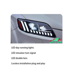 Pour <span class=keywords><strong>Audi</strong></span> <span class=keywords><strong>Q7</strong></span> 2006-2015 Mise à niveau Full LED Phare <span class=keywords><strong>Dynamique</strong></span> Streamlight <span class=keywords><strong>Clignotant</strong></span> LED Feux de jour Plug & Play - Product Image 4