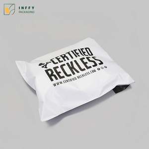 Custom Compostable Poly Side Gusset Mailing <b>Bags</b> with Security Features for <b>Clothing</b> Mailer <b>Packaging</b> with Custom Logos - Product Image 3