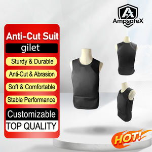 Chaleco de Seguridad Antipuñaladas Personalizable AmpsafeX, Camiseta con Placa Suave IIIA, Diseño Oculto, Equipo de Entrenamiento de Defensa Personal, Venta al Por Mayor - Product Image 1