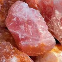 Vente en gros de pierres brutes de quartz rose de haute qualité, quartz rose naturel utilisé pour la décoration