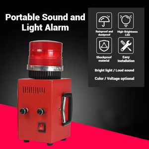 Alarme sonore et lumineuse industrielle SP XP-101 - Haute intensité sonore, batterie rechargeable, design portable - Product Image 4