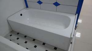 Spa Jet 60 "Delantal Bañera de acero esmaltado Vasca con drenaje de mano derecha - Product Image 5