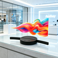 Pantalla Digital OLED Curva Plateada Personalizable, 1.07B, Gama de Colores de 10 Bits, Brillo de 800 cd, Pantalla Táctil con Revestimiento AR, Punto de Acceso WiFi