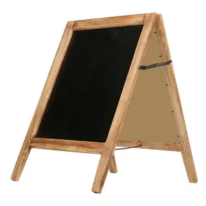 Benutzer definierte notleidende Kiefernholz A-Frame magnetische Bürgersteig Tafel Zeichen