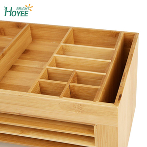 <span class=keywords><strong>Eco</strong></span> Friendly ไม้ไผ่ 16 ช่องแฟ้มโต๊ะ Organizer <span class=keywords><strong>Saver</strong></span> สำหรับสำนักงาน - Product Image 2