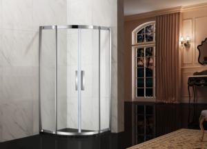 Salle de douche salle de bain d'hôtel <span class=keywords><strong>porte</strong></span> de douche en aluminium d'occasion portes de douche incurvées prix - Product Image 6