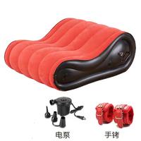 Chaise gonflable portable pour couples, mobilier sexuel pour adultes, lit pliant, canapé sexuel pour l'extérieur
