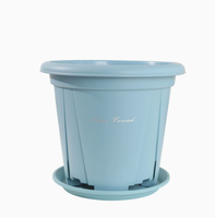 Pot Tanam Plastik Tahan Lama dengan Desain Ventilasi Samping, Dapat Digunakan Kembali untuk Tanaman Balkon dan Taman Dalam Ruangan
