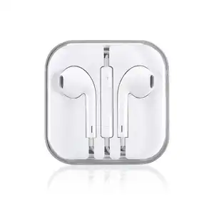 Wholesale 1.2M Original Phone 6 Earphone with Microphone call volume control for i Phone 6 Android phone