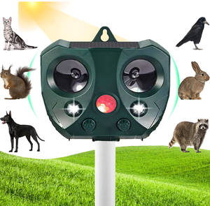 SAIJZEK - Vente en gros - Répulsif à ultrasons pour animaux, alimenté par énergie solaire, pour extérieur - Répulsif contre les serpents, les rongeurs, les souris, les chauves-souris, les chats - Product Image 2