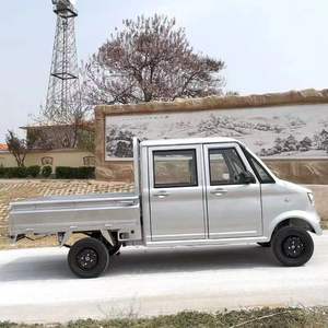 Hot Selling <b>Mini</b> Box Type Three-door Double-row Electric Cargo Van Truck <100km Range 50kW <b>Motor</b> Four-wheel Disc Brakes - Product Image 6
