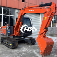 Micro-pelleteuse Hitachi ZX 60 de 6 tonnes d'occasion Mini pelleteuse sur chenilles de 6 tonnes Hitachi Zx60Mini d'occasion