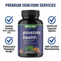 Capsules de Complexe de Palmier Nain Haute Puissance 600mg 60 gélules Complément Botanique Naturel Marque Privée OEM ODM Disponibles