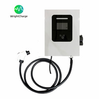 Nouvelle borne de recharge rapide murale DC CCS 20 kW pour véhicules électriques, étanche IP55, IK10, pour extérieur, parking, homologuée CE TUV