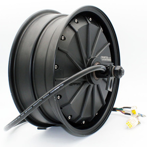 Motor de buje sin escobillas Yuma de 12 pulgadas y 3000W para motocicleta, impermeable IP67, disco magnético de 72V, YM-HY-123000 60V/72V/96V/120V YM-HY-123000 - Product Image 3