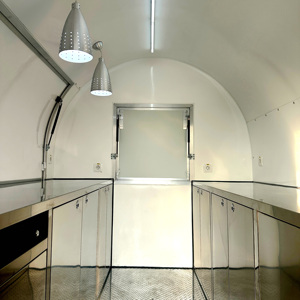 Remorque alimentaire mobile ronde à prix direct usine, livraison gratuite, camion de restauration pour café, pizza, <span class=keywords><strong>burger</strong></span> - Product Image 4