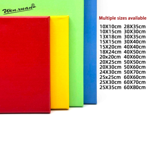 Vente en gros de <span class=keywords><strong>toile</strong></span> de <span class=keywords><strong>peinture</strong></span> colorée mixte en coton professionnel cadre en bois peint à la main <span class=keywords><strong>pour</strong></span> enfants - Product Image 3