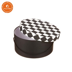 Tùy Chỉnh Màu Đen Lớn Vòng Số Lượng Lớn Vòng Nâu Tông Du Lịch Mũ Bao Bì Hộp - Product Image 4