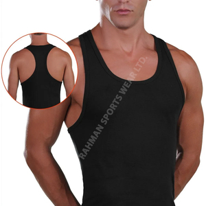Camisetas de Tirantes para Hombre de Alta Calidad, Transpirables, de Secado Rápido, Tejidas, Colores Sólidos, para Gimnasio, Fitness, Verano, Uso Casual, Spandex/Algodón, Personalizadas - Product Image 5
