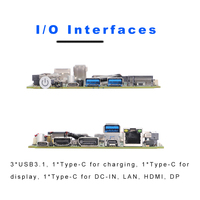 Placa Base Mini ITX Industrial Sin Ventilador, 6 COM, GPIO, LAN Dual