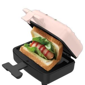 Machine à sandwich électrique en plastique, mini, 110V-220V, chauffage double face, contrôle de température entièrement automatique, appareil de cuisson domestique - Product Image 4