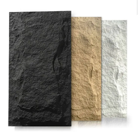 Panneau mural luxueux en fausse pierre en mousse PU Application intérieure Surface solide marbre artificiel granit polyuréthane PU artificiel