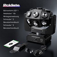 180W DMX512 Control LED 18 Uds haz de luz con cabezal móvil estroboscópico RGBW para Club Party KTV luces de escenario