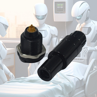 Conector de la Serie P de Fabricante Chino |   Conector Médico de Plástico PAG Macho PKG Hembra de 2-14 Pines, Grado IP50