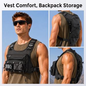 Chaleco de Hidratación Reflectante para Correr con Mochila de Agua para Hombre, con Diseño Mejorado - Product Image 4